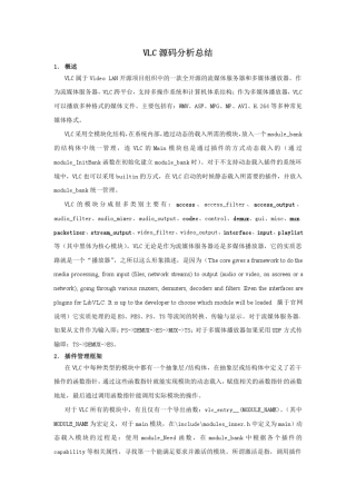 vlc源码分析详解