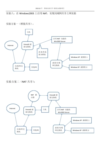 VMwareWorkstation基本网络实验——下