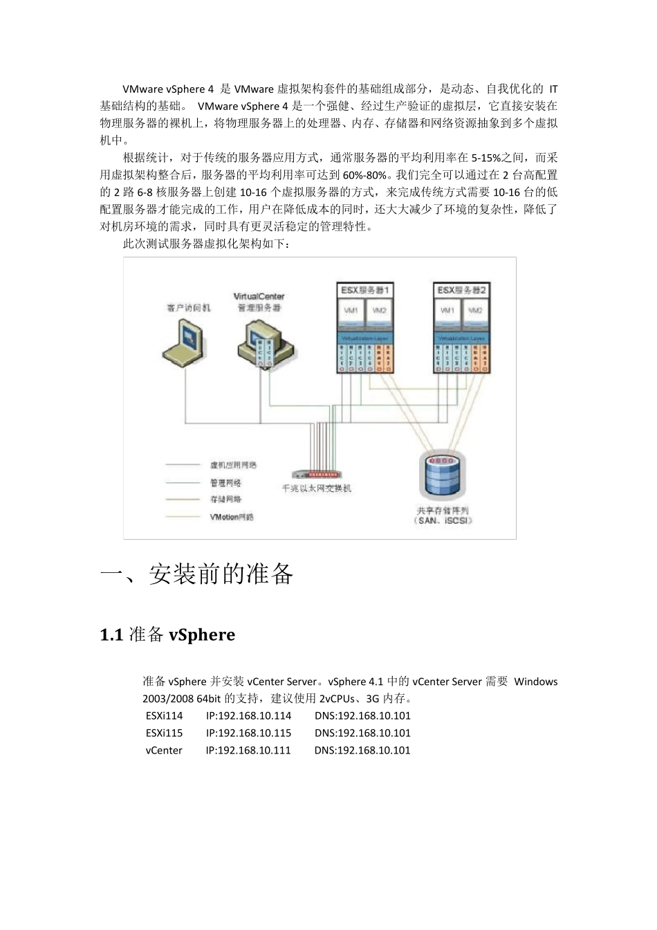 VMware服务器虚拟化环境搭建手册_第2页