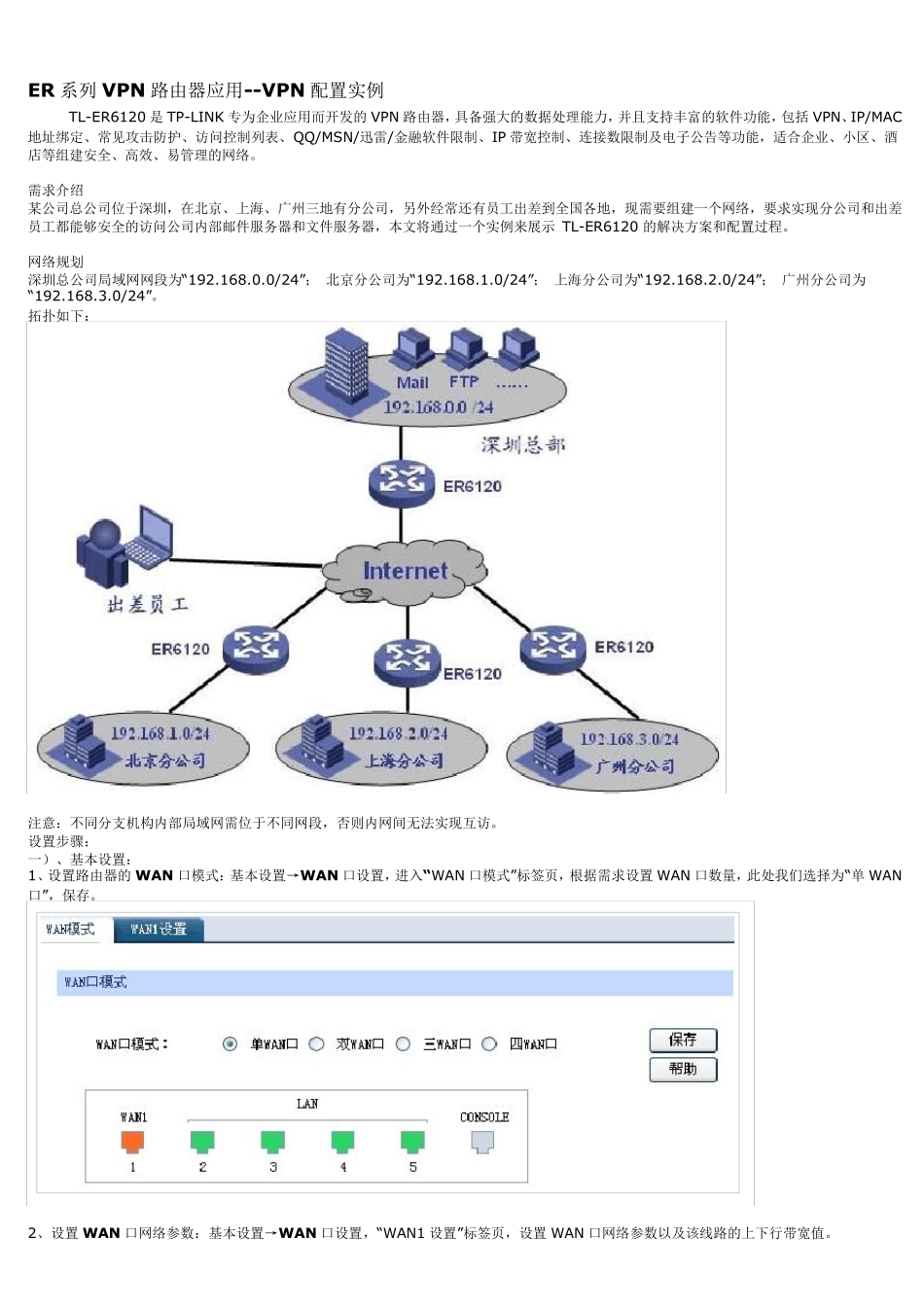 VPN配置实例(文字+图解)_第1页