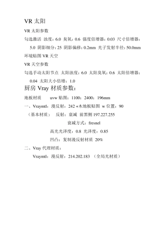 Vray材质