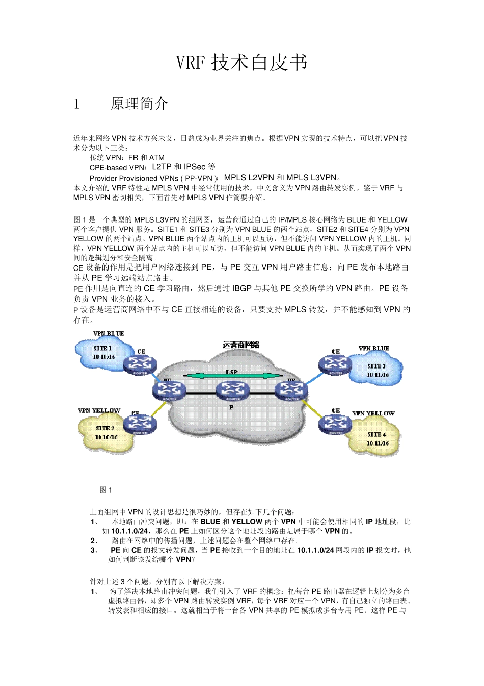 VRF技术白皮书_第1页