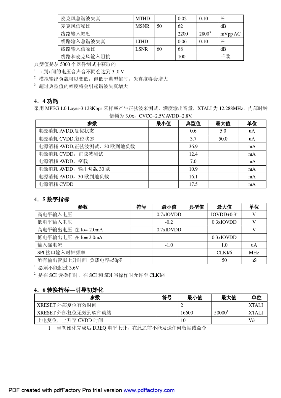 VS1003音频解码器中文数据手册_第3页