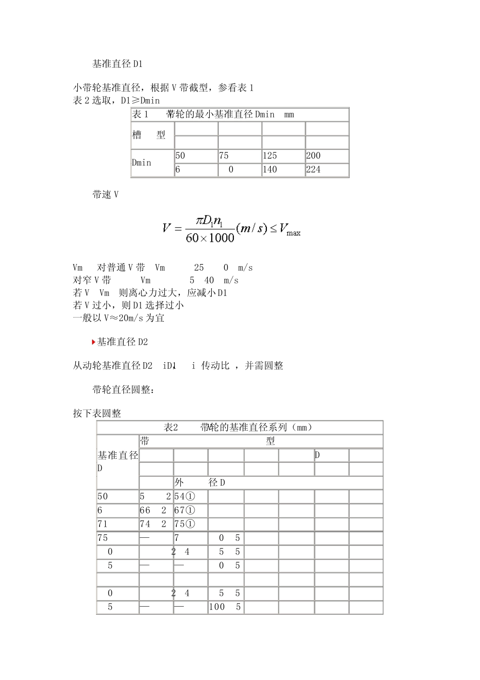 V带设计步骤及图表_第3页