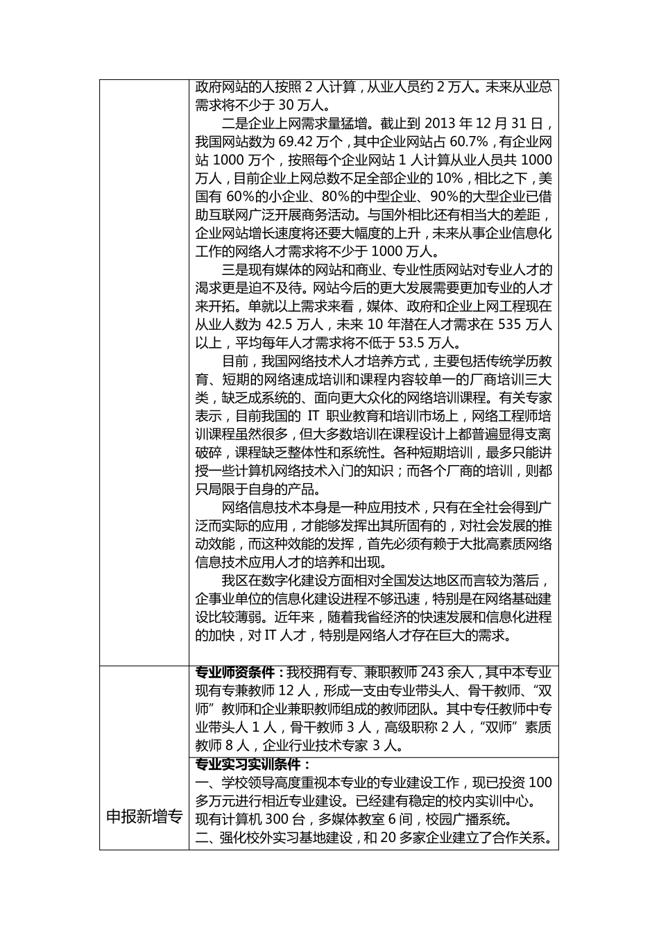 中职专业申报资料计算机网络技术_第3页