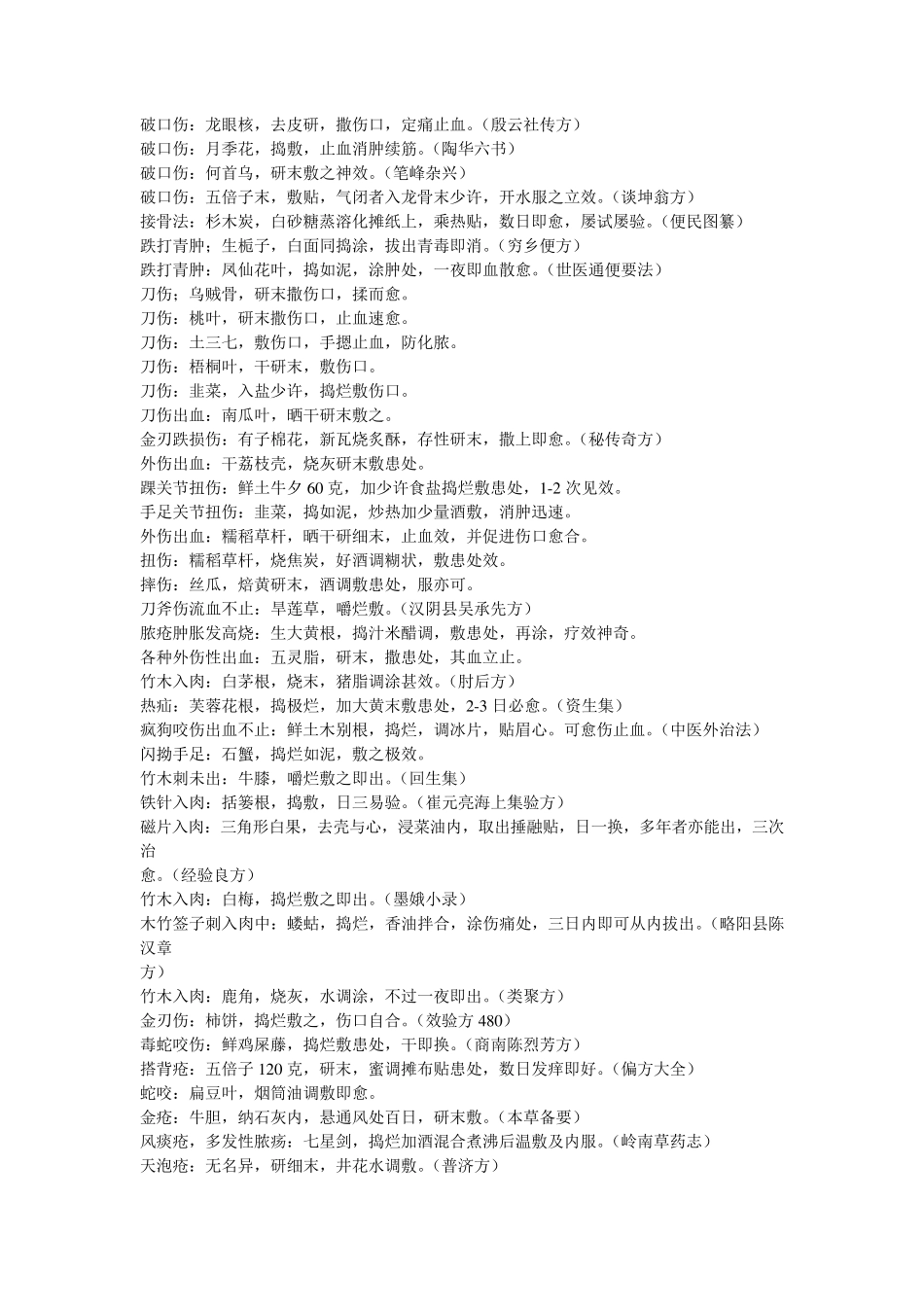 中药单方集锦_第3页