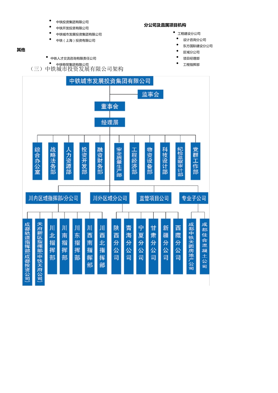 中铁、中铁建、中电建、中交、中建、铁总架构_第2页