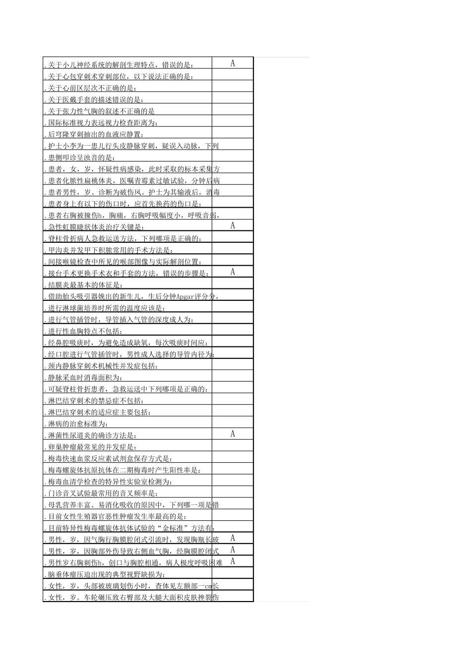 临床实践技能操作规范答案好医生公共课程考试2016_第2页