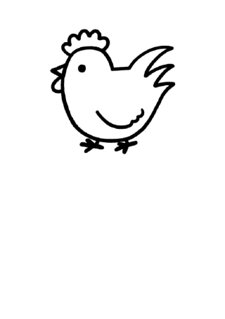 宝宝涂色画a4打印