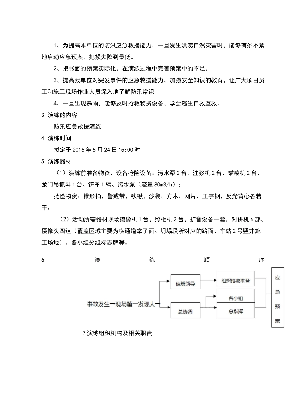 防汛应急演练方案_第3页