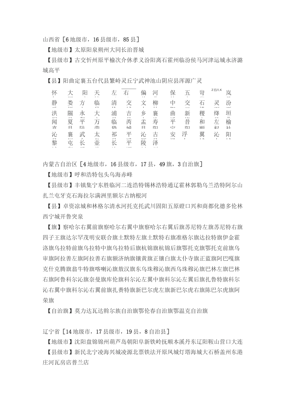 中国地名大全_第2页