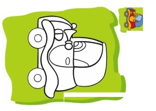 (完整版)儿童填色画带参考画可直接打印