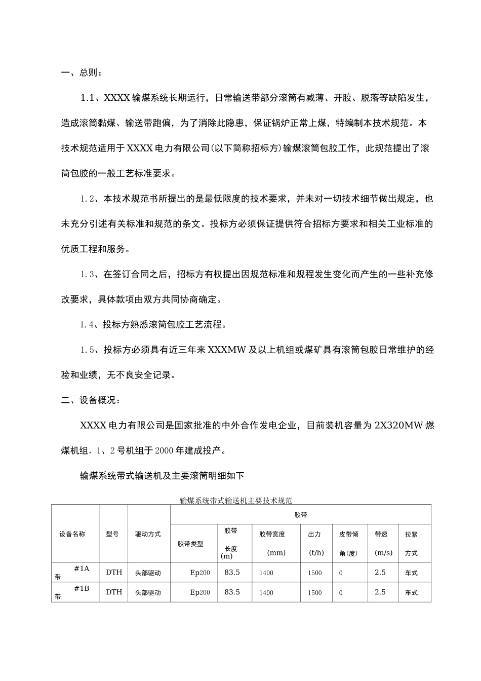 滚筒包胶项目整合技术规范书_第2页