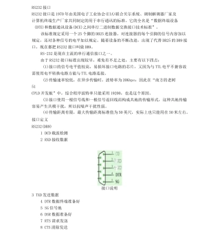 RS485接口定义图