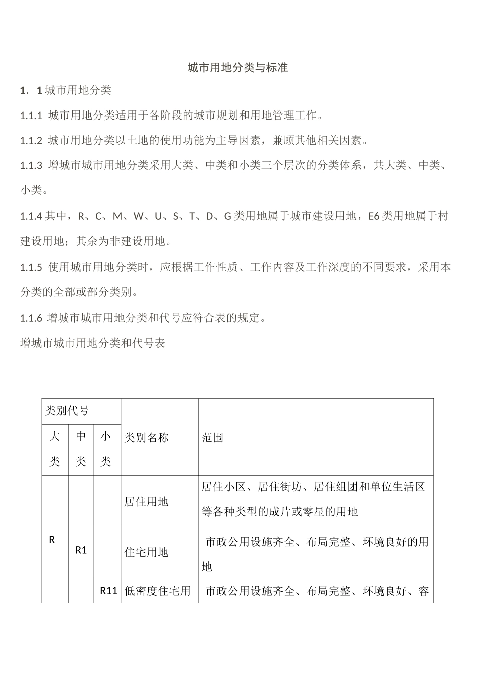 城市用地分类标准_第1页