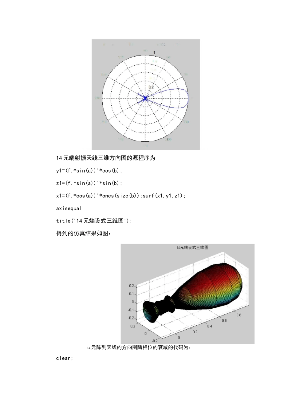 元阵列天线方向图及其MATLAB仿真_第3页