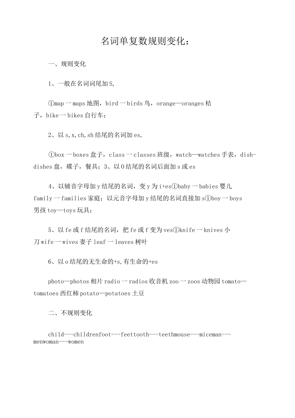 动词现在分词的变化规则_第1页