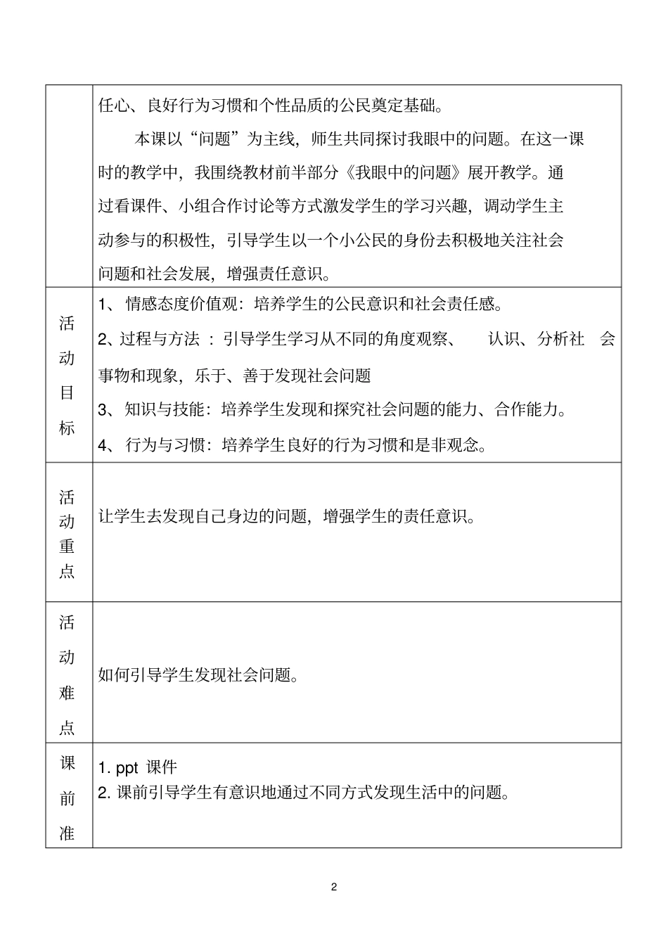 我眼中的社会问题教学设计_第2页