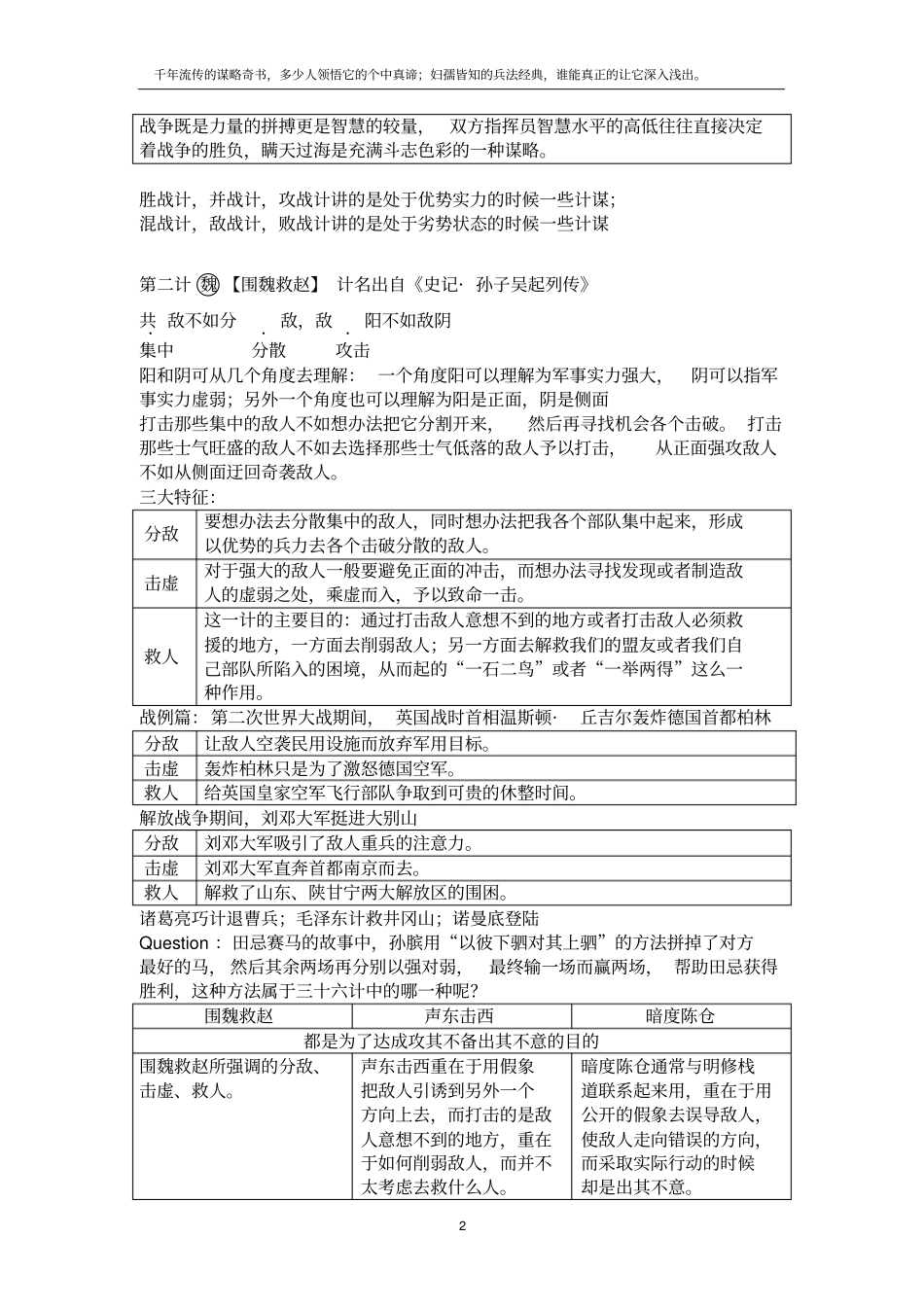 战争中的三十六计讲解_第2页