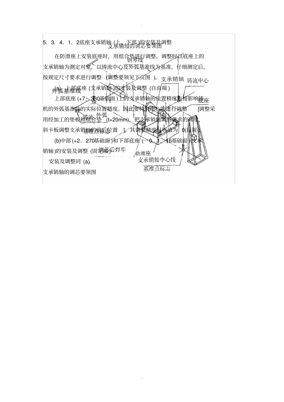 扇形段基础框架安装方案_第2页
