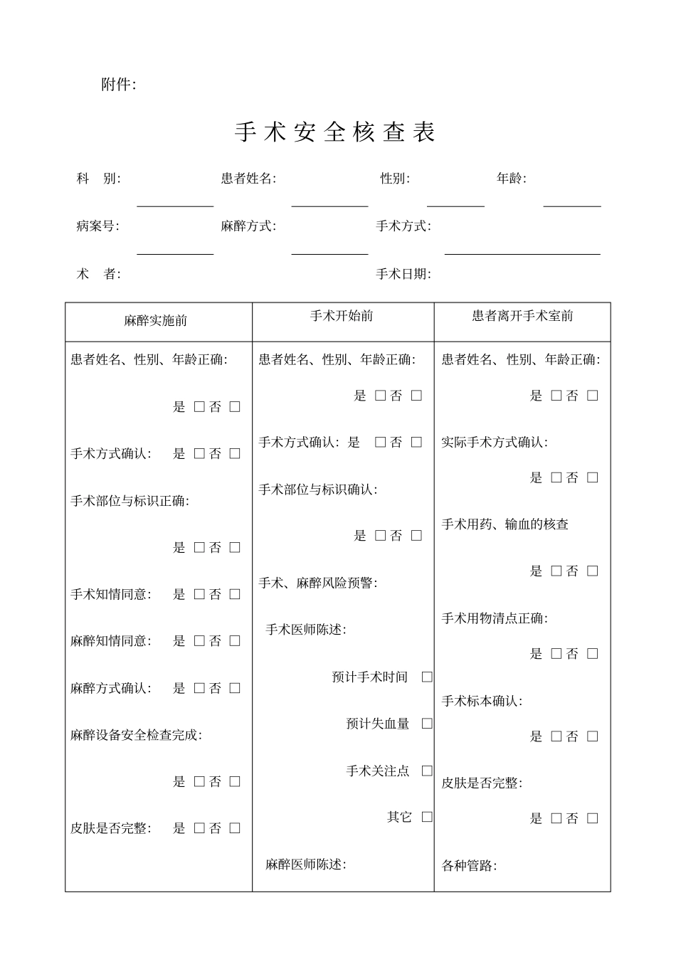 手术安全检查制度_第3页
