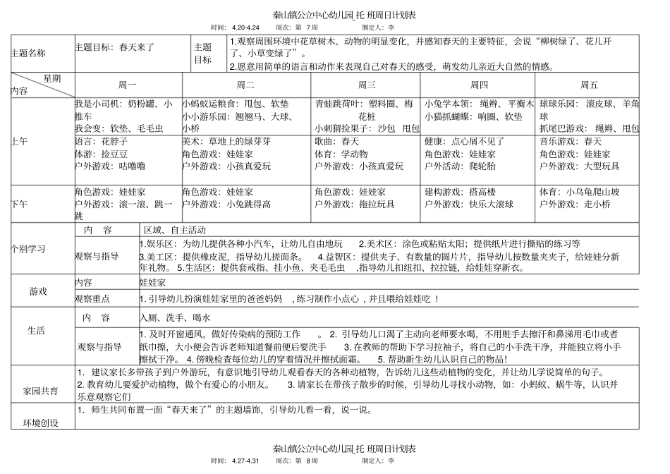 托班周日计划表8-17分析_第1页