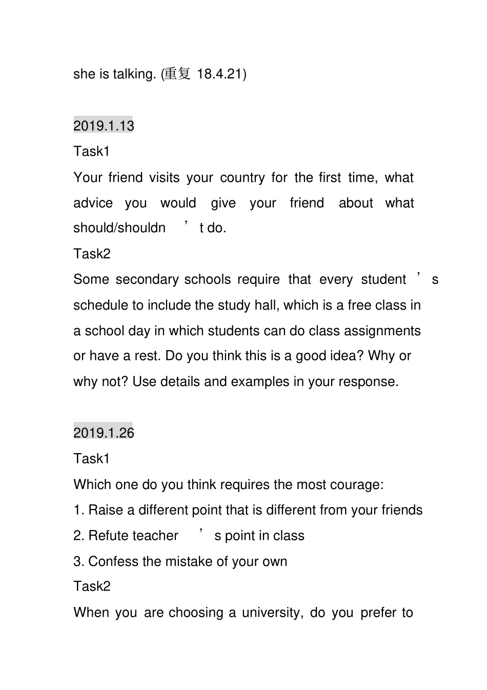 托福口语Task2题2019年_第2页