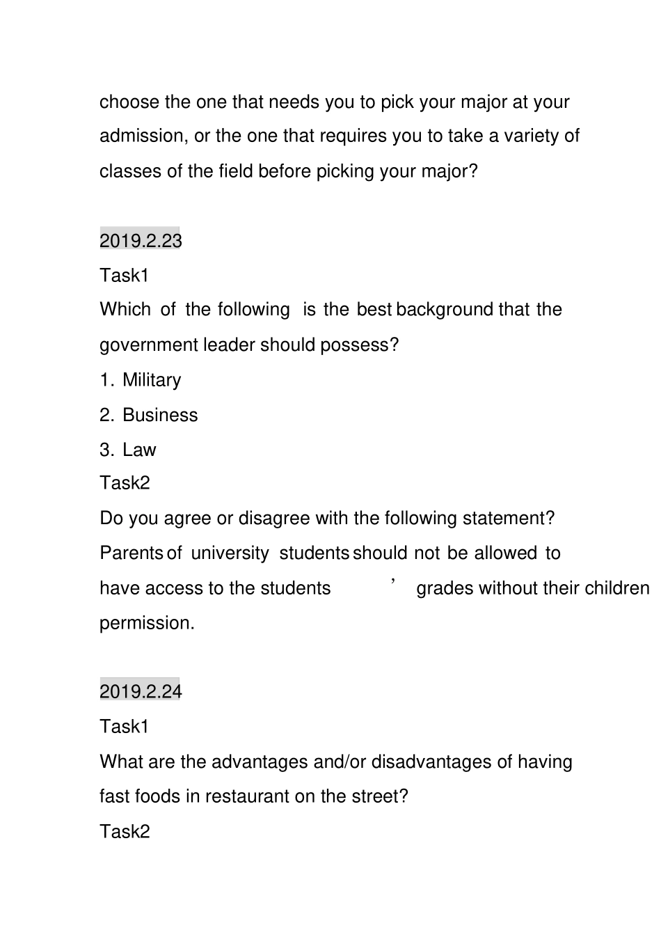 托福口语Task2题2019年_第3页