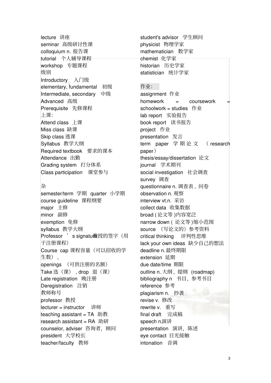 托福听力词汇_第3页