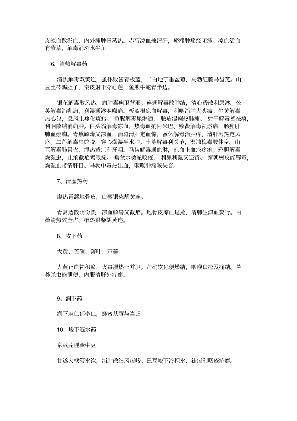 执业医师中药速记歌诀汇总_第2页