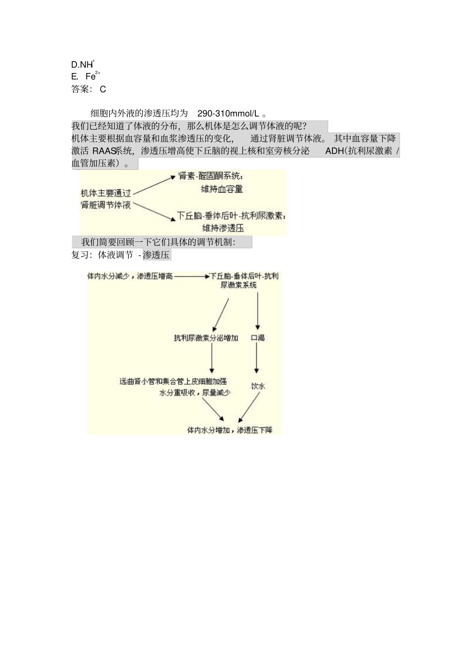 执业医师外科复习指导-水、电解质代谢和酸碱平衡失调_第2页