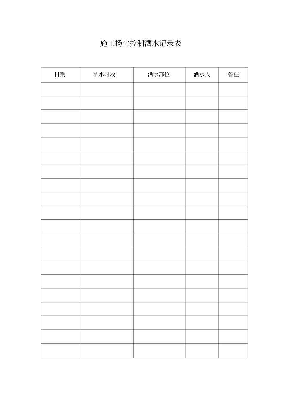 扬尘治理检查台账_第3页