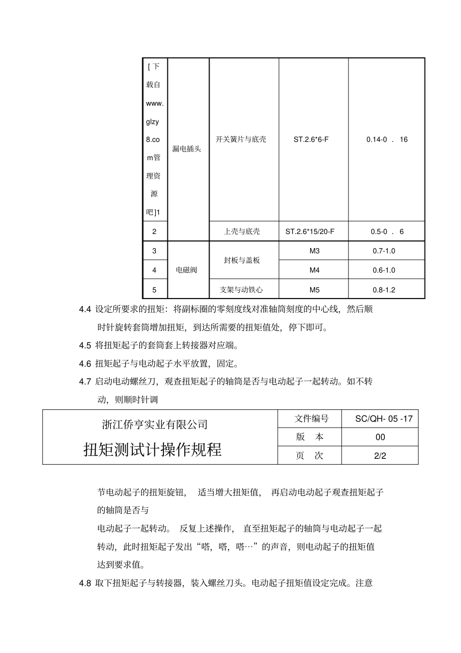 扭矩测试计操作规程_第2页