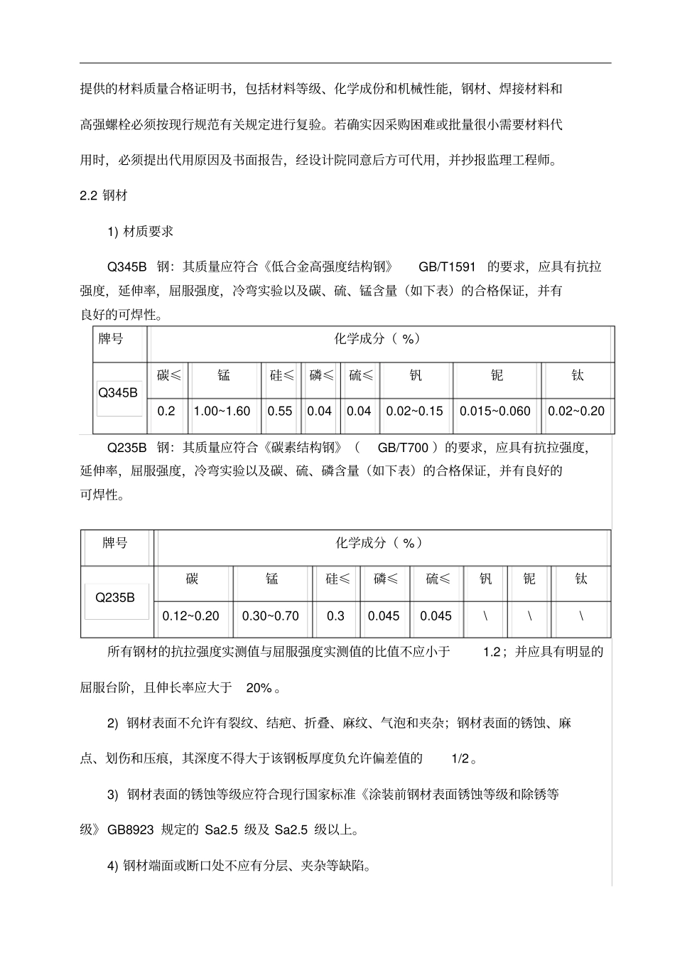 技术质量交底记录钢结构制作_第2页