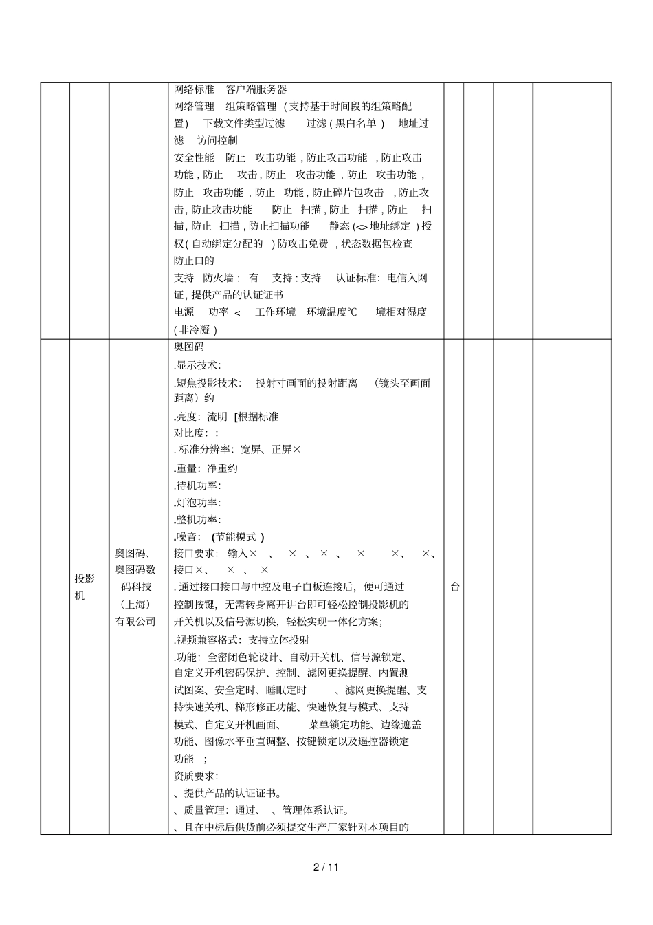 投标报价明细表_第3页