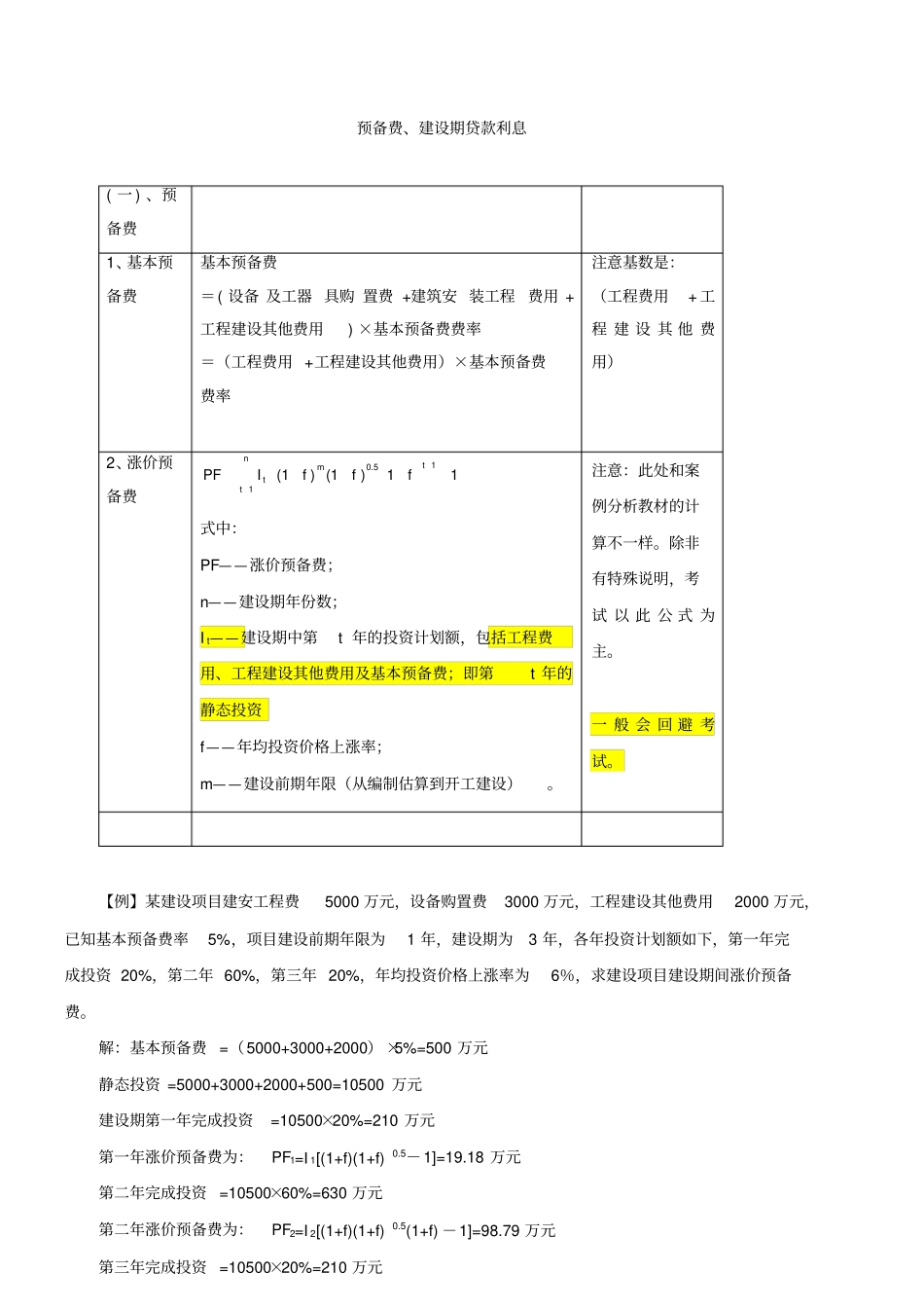 投资估算的内容与方法_第1页