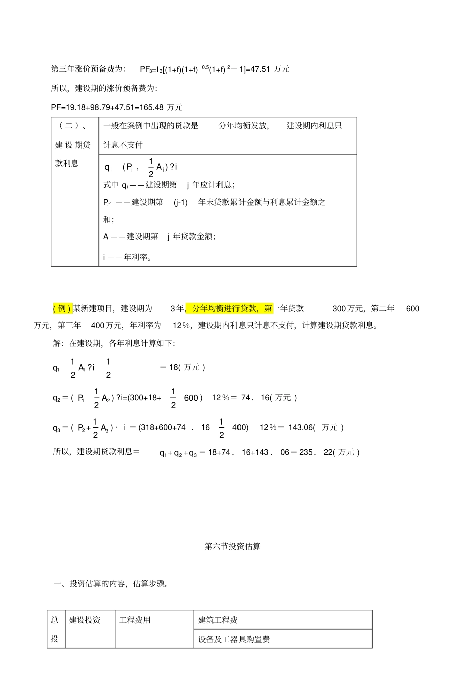 投资估算的内容与方法_第2页