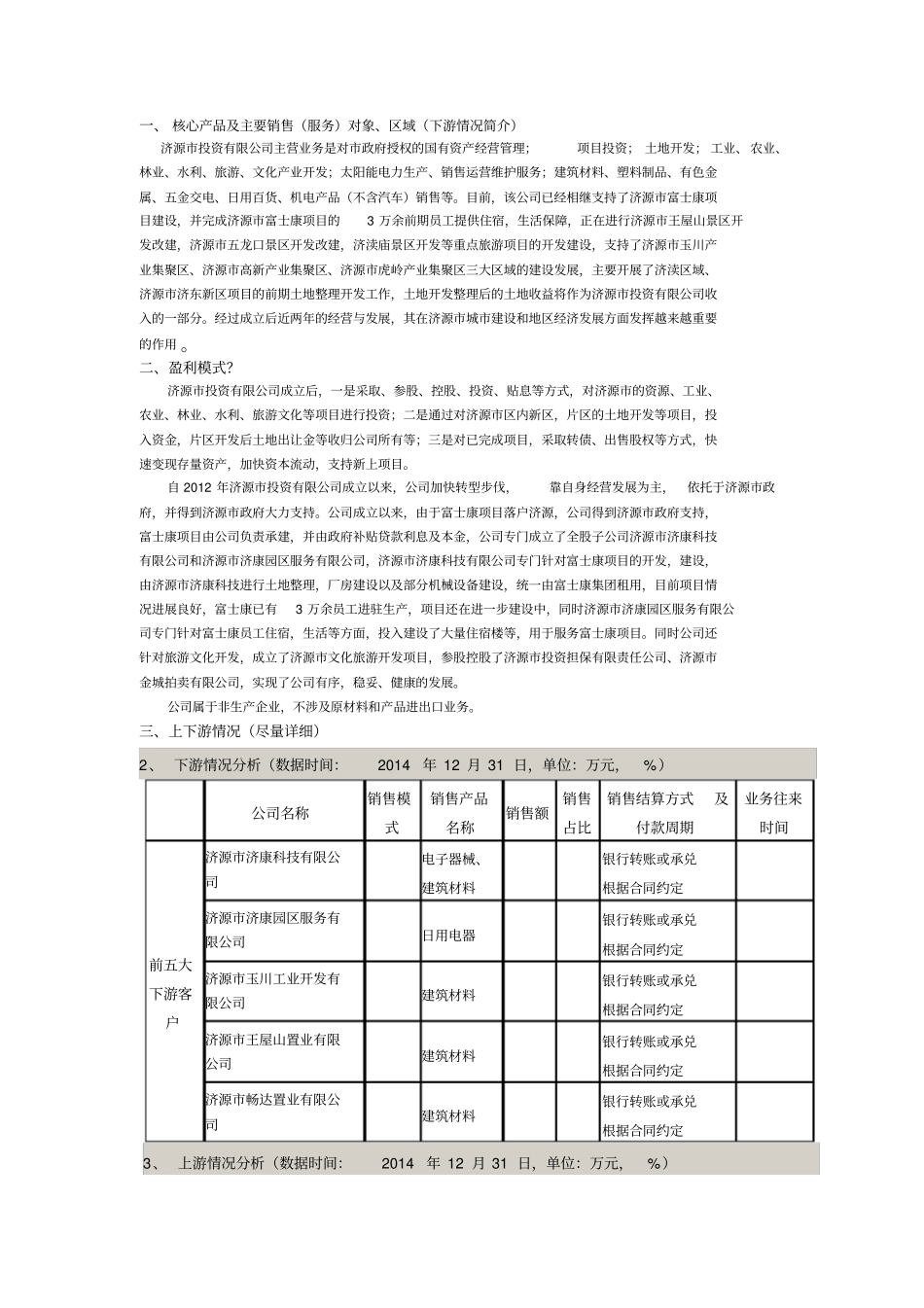投资公司需提供资料_第1页