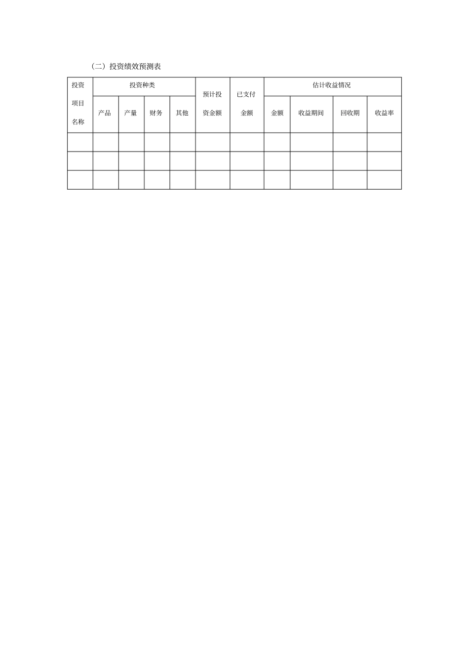 投资管理表格_第2页