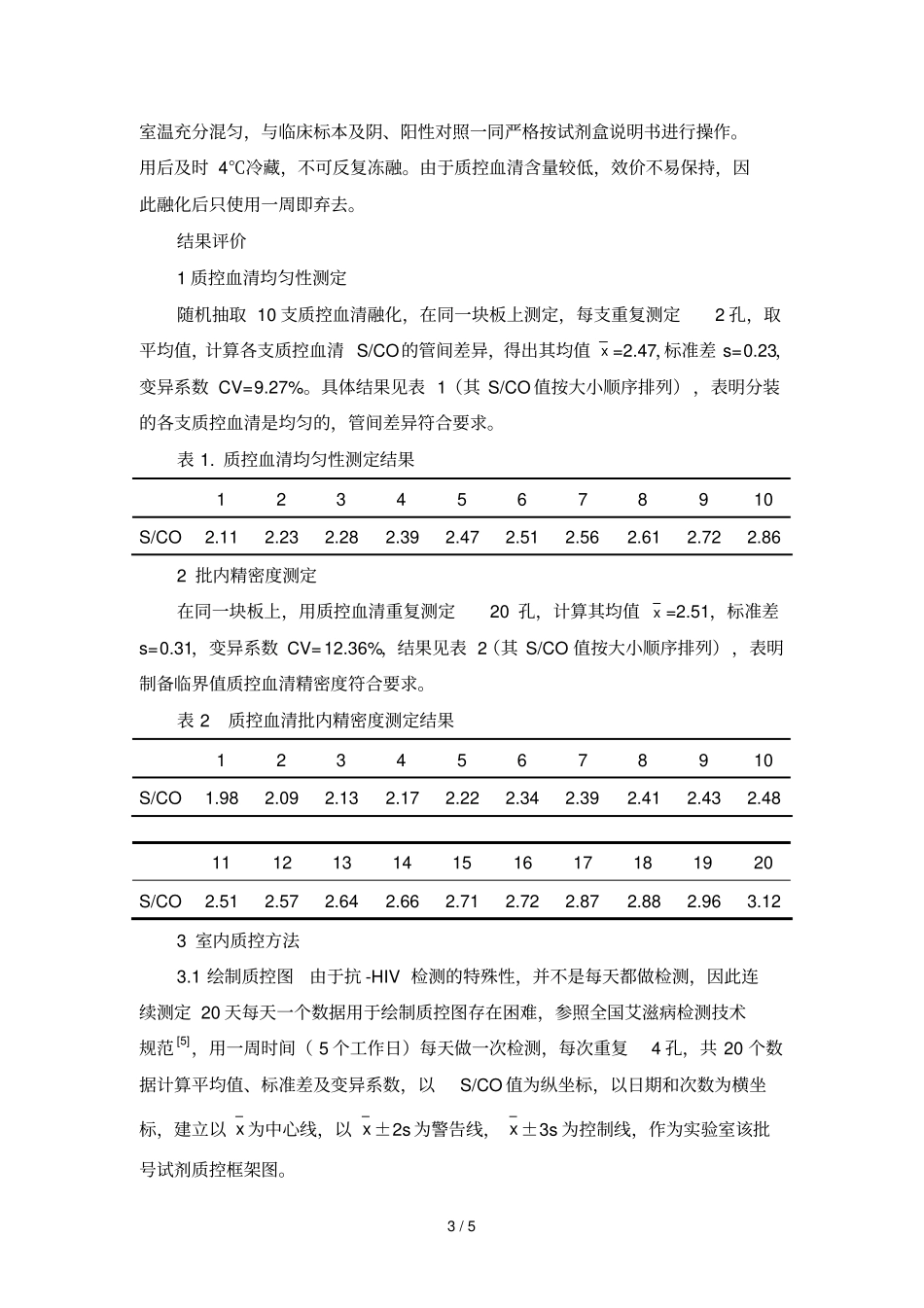抗HIV室内质控_第3页