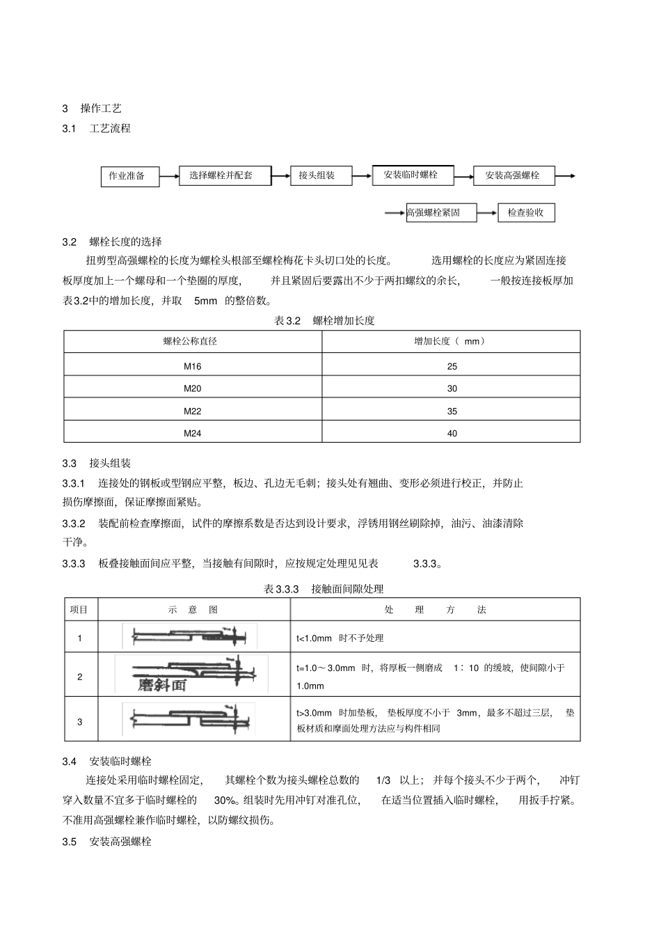 抗剪型高强螺栓连接工艺标准_第2页