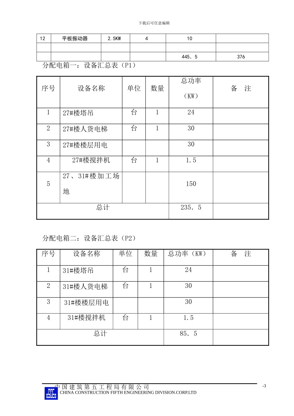 八标临时用电施工方案_第3页