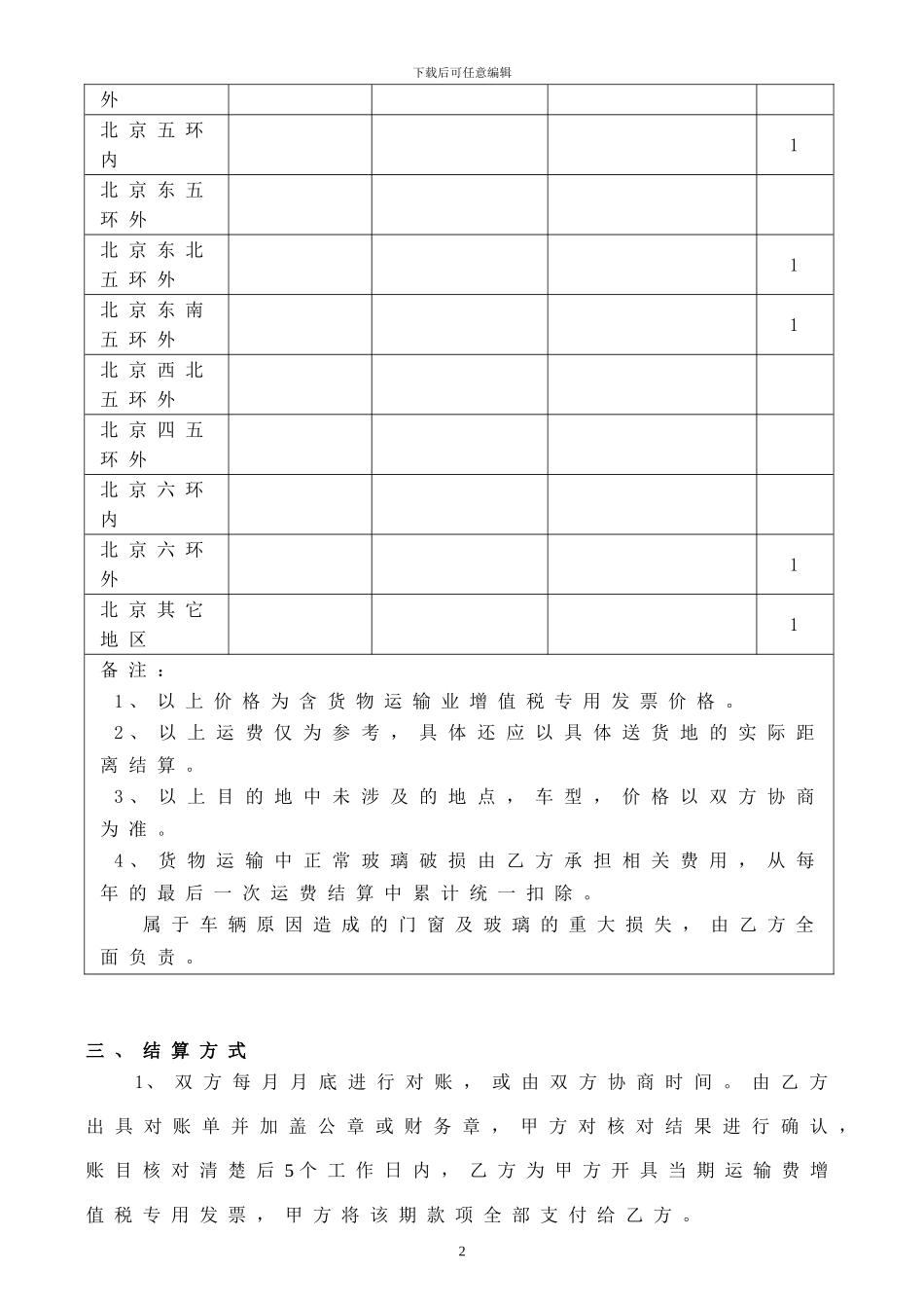 公路运输合同-2024.12.25_第2页