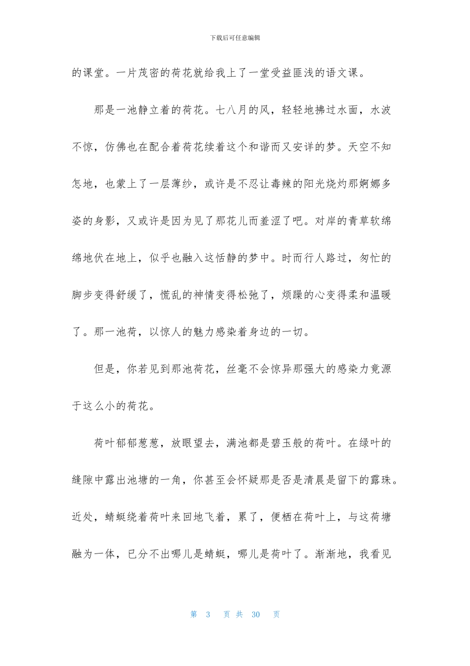 关于初中语文作文合集九篇_第3页