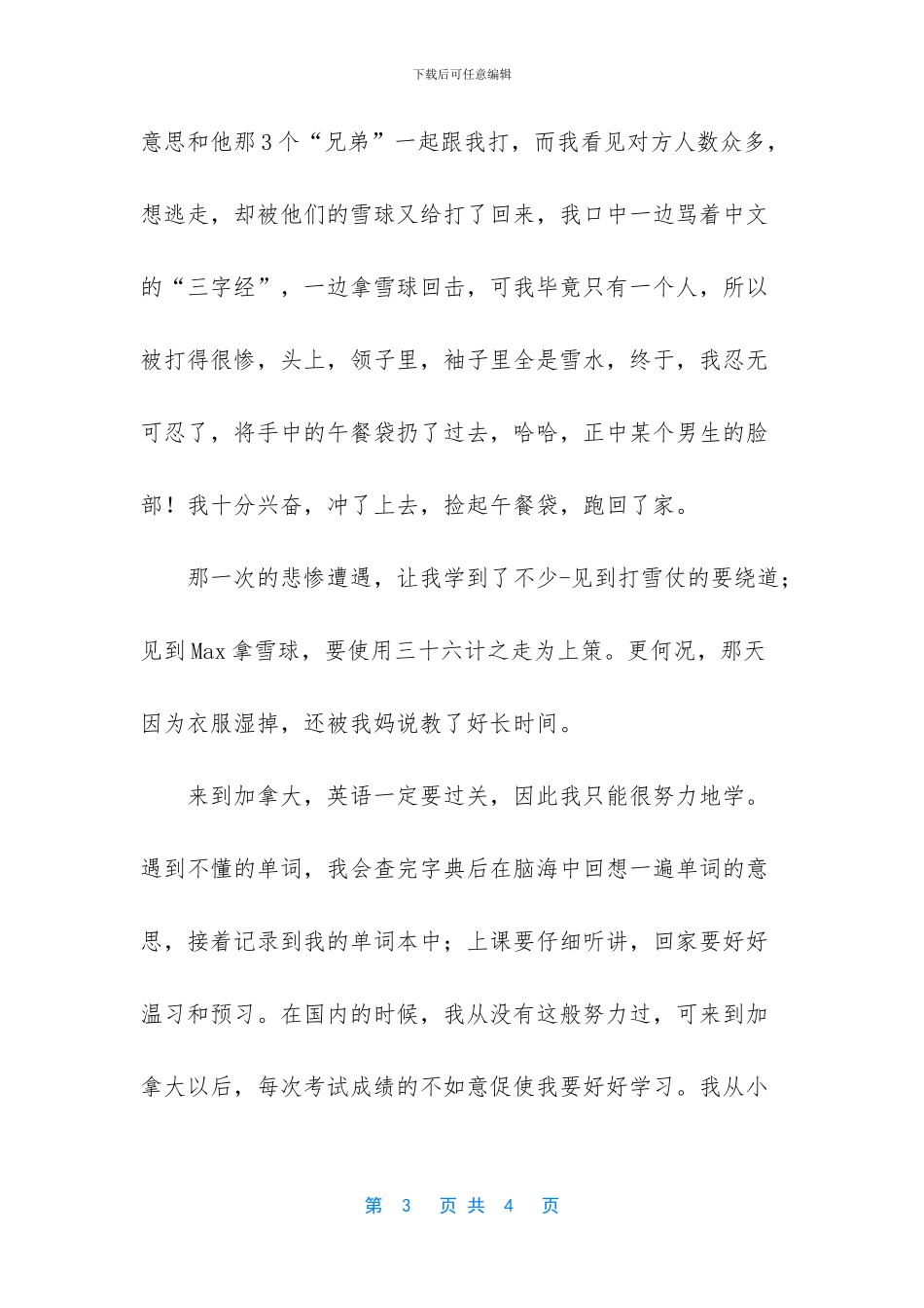 写事的作文400字左右_第3页