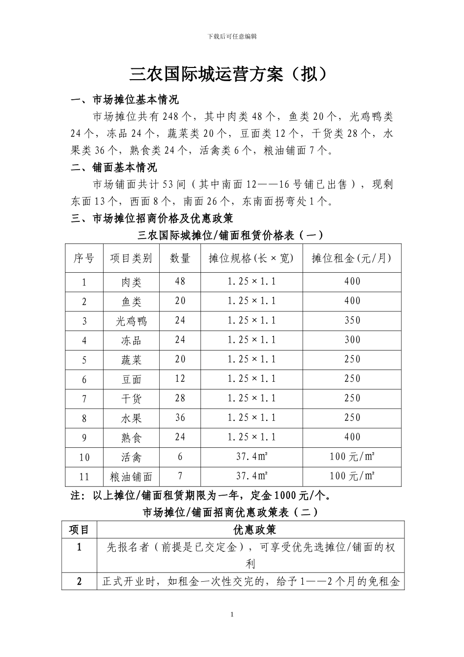 农贸市场招商方案_第1页