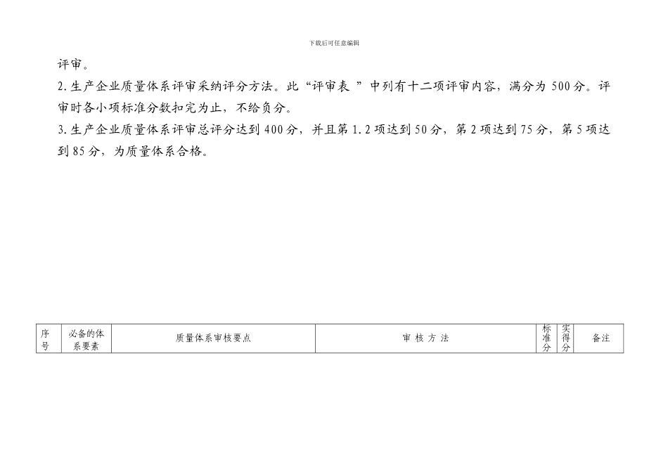 出口玩具生产企业质量体系评审表_第3页