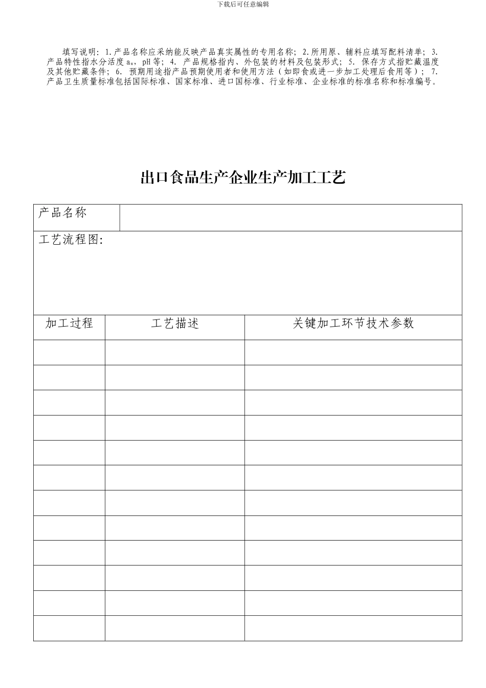 出口食品生产企业产品说明书_第2页