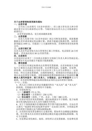 出差管理制度-7-21
