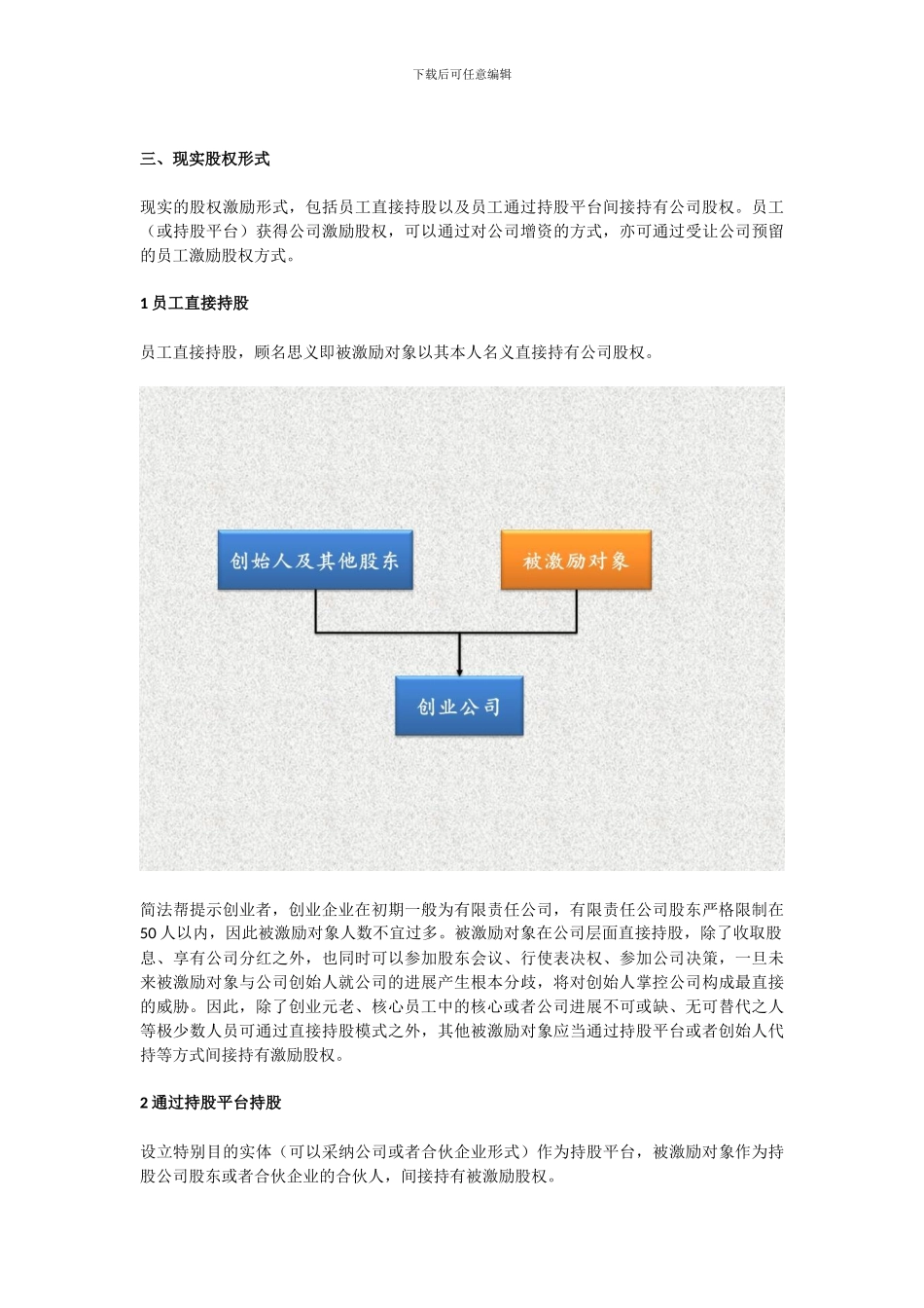 创业公司如何进行员工股权激励_第3页